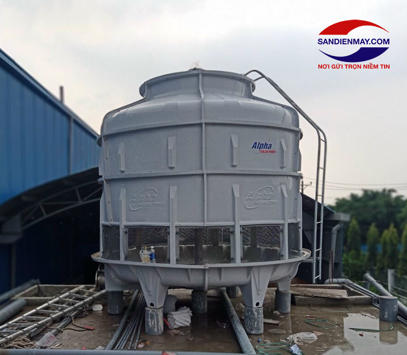 Tháp hạ nhiệt nước Alpha vận hành êm ái, bền bỉ, ít bị hư hỏng
